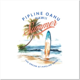 Pipeline Hawaii 8216 Posters and Art